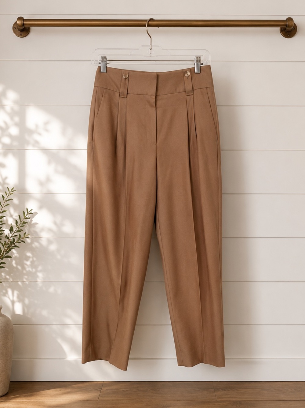 Reiss Esther Tapered Cropped Trousers